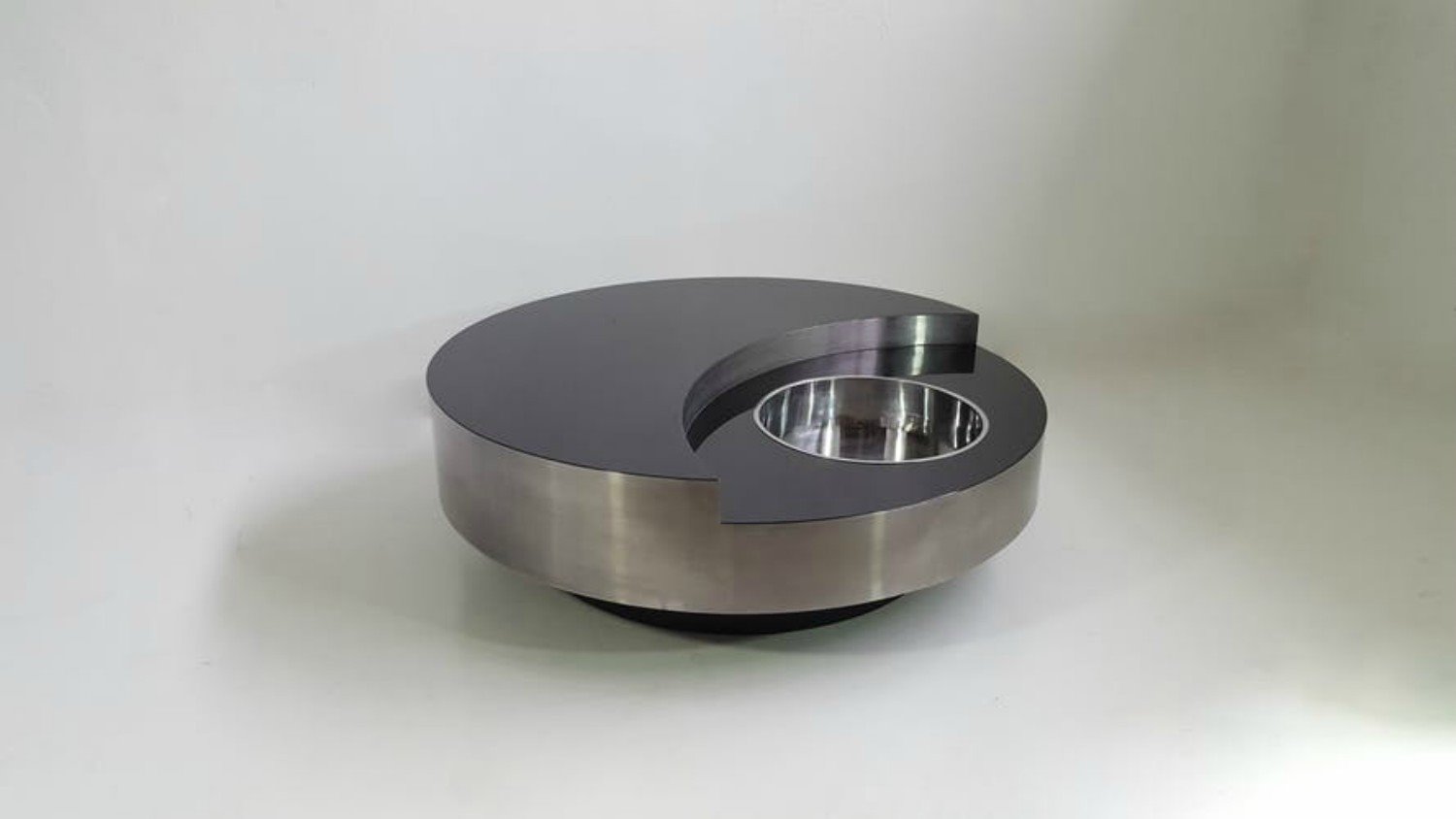 Coffee table Willy Rizzo. [7] Mesa giratoria Cassini de Willy Rizzo